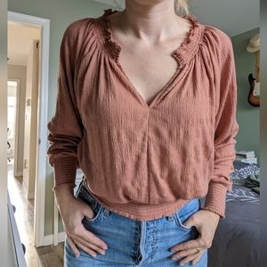 Gentle Fawn cropped blouse
